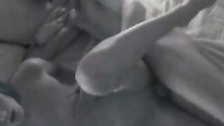 Cute girl kisses