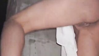 Sexy milf ass fucking porks with very first rendezvous in the rain on the street.