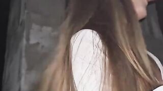 Sexy milf ass fucking porks with very first rendezvous in the rain on the street.