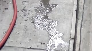 Voyeur secretly films Japanese girls with hairy twats pissing outdoors