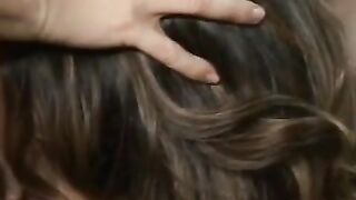 Curvy teen gets nice facial