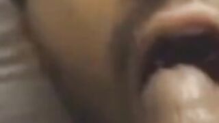 Indian Amateur Sucks a Big Black Cock 2