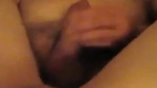Mature Bear and His Young Neighbor Jerk Off Together