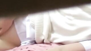 Horny Japanese lady loves finger fucking tasty twat