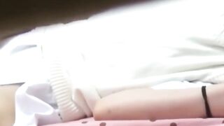 Horny Japanese lady loves finger fucking tasty twat