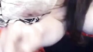 Russian Girl Teases in Spandex Yoga Leggings - Webcam Show