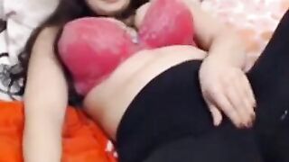 Russian Girl Teases in Spandex Yoga Leggings - Webcam Show