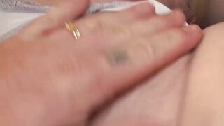 My cock landed inside MILF Melany Lunas pussy after she plays herself