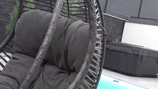My cock landed inside MILF Melany Lunas pussy after she plays herself