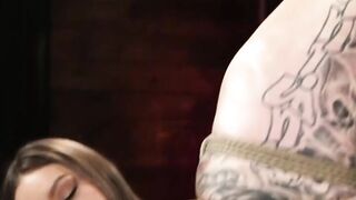 Mistress April Dominates Tattooed Sub
