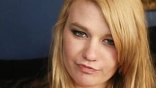Succumbing to beautys blowjob