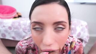 First time deep-throating cock? And I swallowed my hottest crony's milk - Hottest!