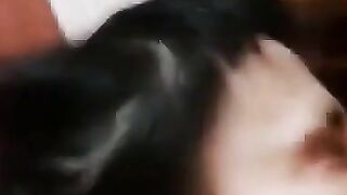 Brunette Amateur Girl Blowjob and Facial
