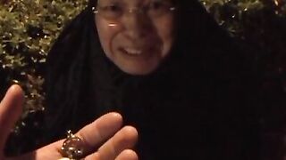 Strong Asian cosplay blowjob