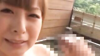 Hot outdoors quickie