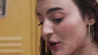 Big tits milf teacher having threesome with teen students