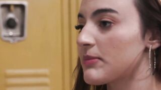 Big tits milf teacher having threesome with teen students