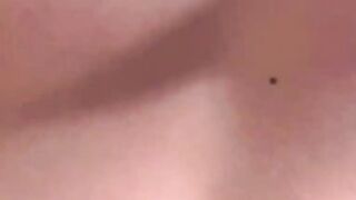 Slim body teen gets load of cum on belly after hard pounding