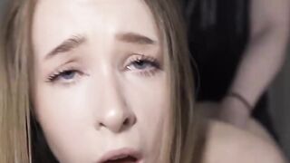 Pretty teen rough-fucked to bellowing climaxes - extreme porn!