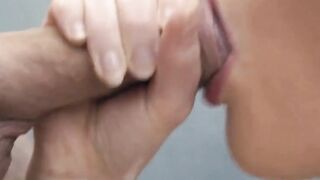 ASMR Close-Up Blowjob - Teen Loves Cum in Mouth 3
