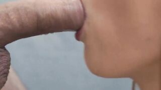 ASMR Close-Up Blowjob - Teen Loves Cum in Mouth 3