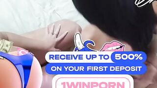 Dirty amateur oral job party after work leads to cuckolding and hotwife action.