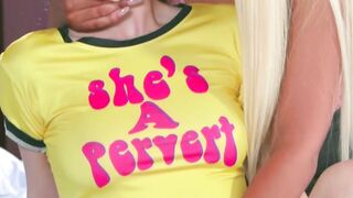 MILF Bridgette seduces Kenzie Reeves into her first lesbian experience