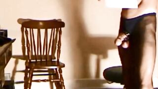 ROBERT RICHARD MILGATE IS A TOTAL SLUT IN SHEER BLACK PANTYHOSE AND HIGH HEELS