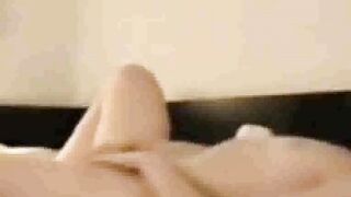 Spying on Stepmom who masturbates in the morning
