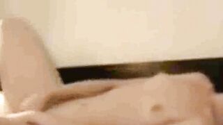 Spying on Stepmom who masturbates in the morning