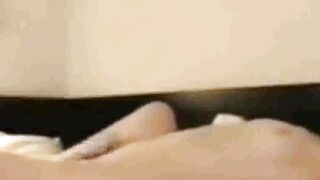 Spying on Stepmom who masturbates in the morning