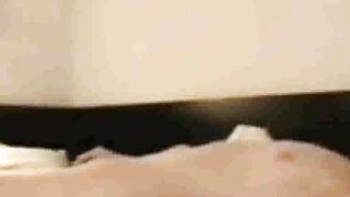 Spying on Stepmom who masturbates in the morning