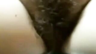 Hairy MILF Masturbating on Webcam