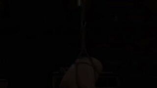 Brutal Femdom Suspension Strapon Anal