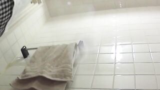 Voyeur sets a cam under toilet to see various pissing pussies