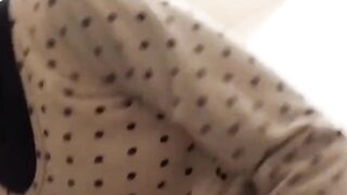 Voyeur sets a cam under toilet to see various pissing pussies