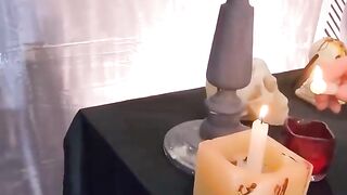 Spicy Halloween deep throat session with fledgling nymph in Point of view porno -