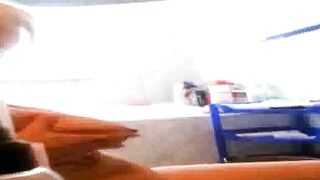Spying my naked curvy stepmom in the bathroom