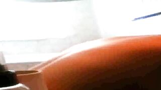 Spying my naked curvy stepmom in the bathroom