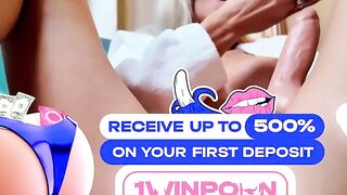 Dirty whore wanks herself off and porks her beaver with a gigantic fake penis 4K -