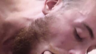 Bearded ftm Luke Hudsons pussy eaten and fucked by hot Tom