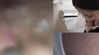 Spycam captures three tasty pussies releasing hot piss