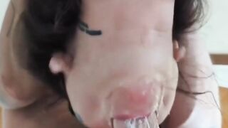 Marseline, a top pornstar in 2023, gives the hottest fellatio on Blowjob Day.