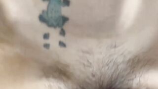 Homemade video of skinny Becky quickie creampie