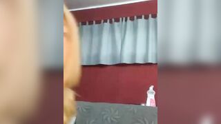 Hot Italian MILF blonde gets facial after hard anal pounding