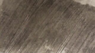 Voyeur cam catches Asian hottie pissing beside a car