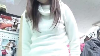Alluring woman spreads legs to show peeing pussy close up