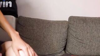 Darcy Dark, 18 yo, undresses in truth or dare game; hotest fuck-a-thon stance and