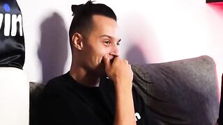 Darcy Dark, 18 yo, undresses in truth or dare game; hotest fuck-a-thon stance and