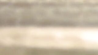 Sporty Japanese babe filmed playing in a tiny short skirt